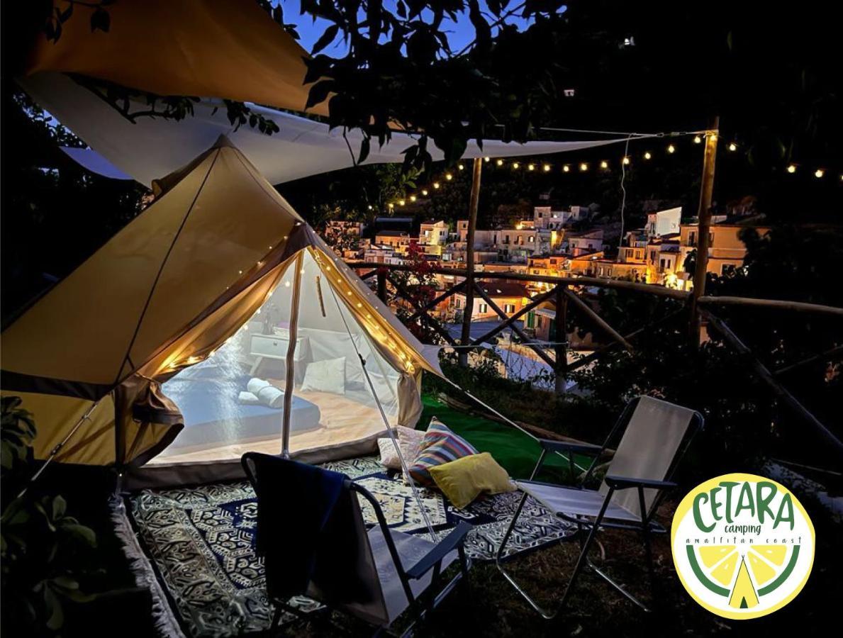 Отель Cetara Camping Amalfitan Coast Экстерьер фото