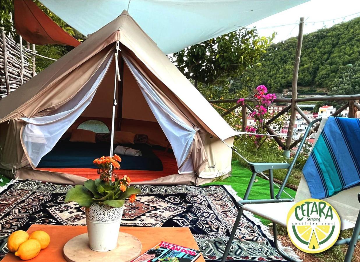 Отель Cetara Camping Amalfitan Coast Экстерьер фото