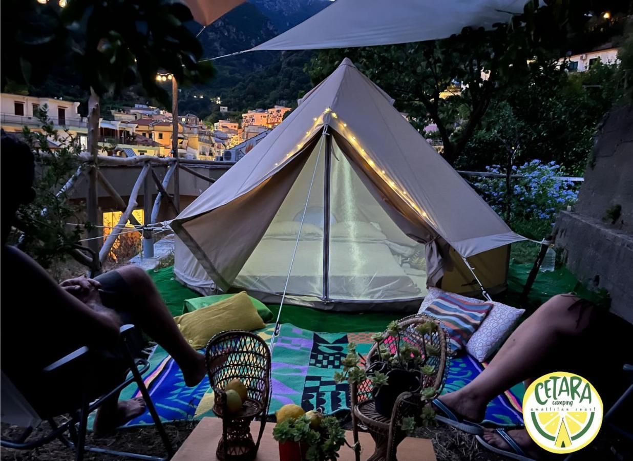 Отель Cetara Camping Amalfitan Coast Экстерьер фото