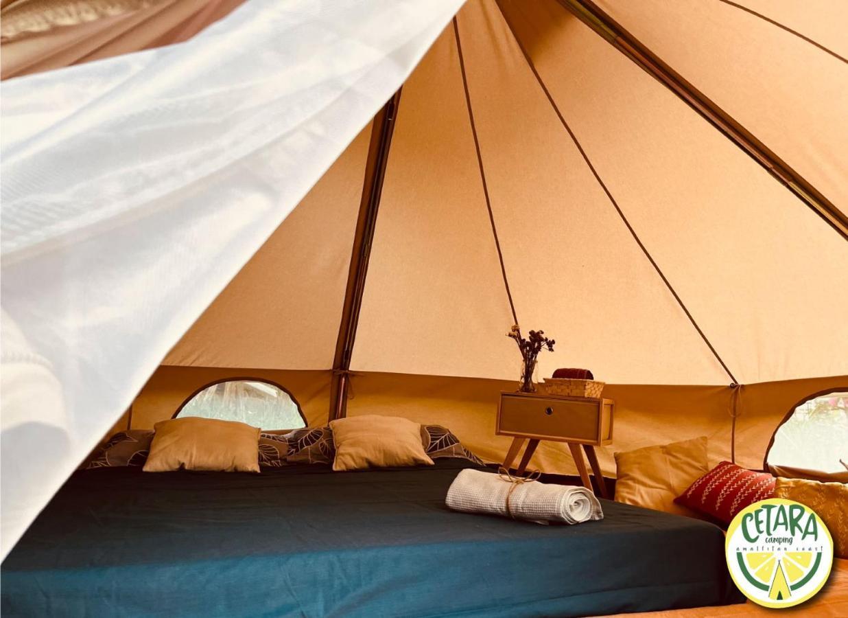 Отель Cetara Camping Amalfitan Coast Экстерьер фото